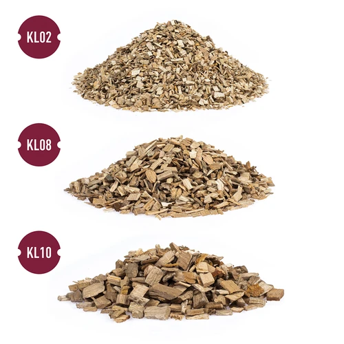 Virutas de madera para ahumar de aliso y haya, 15 kg, tamaño medio KL8 - 2