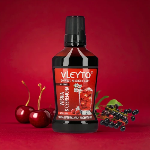 VLEYTO Cereza & Cerezo – esencia de sabor con aromas naturales, 250 ml - 4