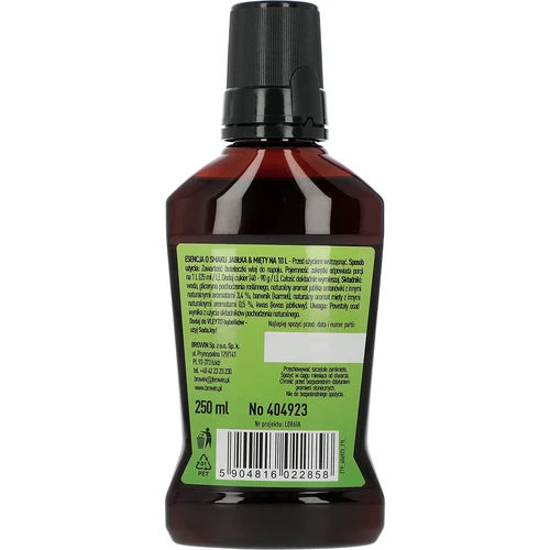 VLEYTO Menta & Manzana – esencia de sabor con aromas naturales, 250 ml - 2