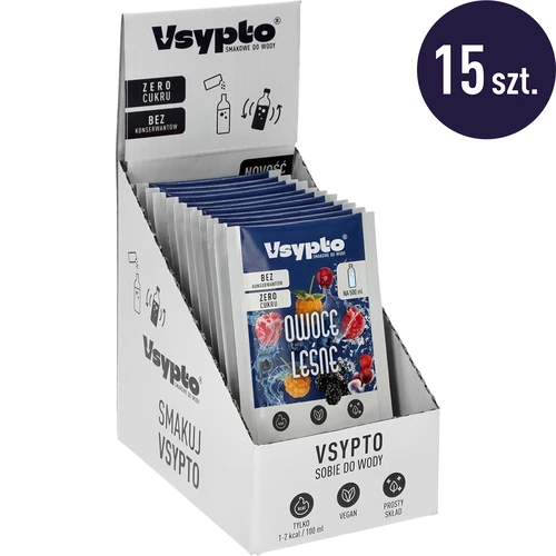 VSYPTO con sabor a frutos del bosque, 3 g - 10