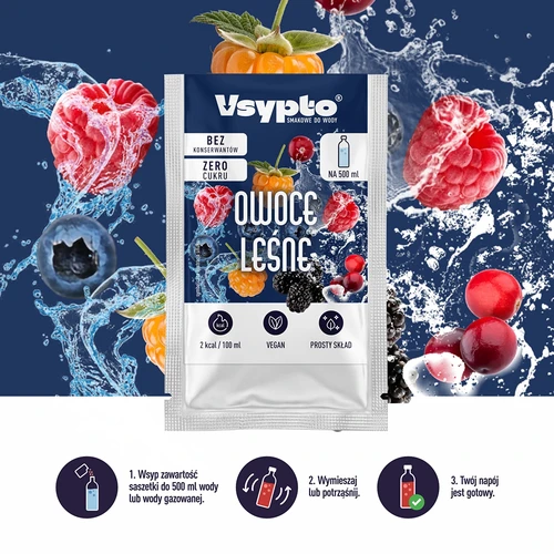 VSYPTO con sabor a frutos del bosque, 3 g - 6
