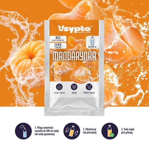 VSYPTO con sabor a mandarina, 3 g - 6