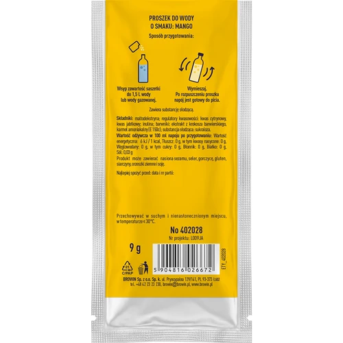 VSYPTO con sabor a mango, 9 g - 3