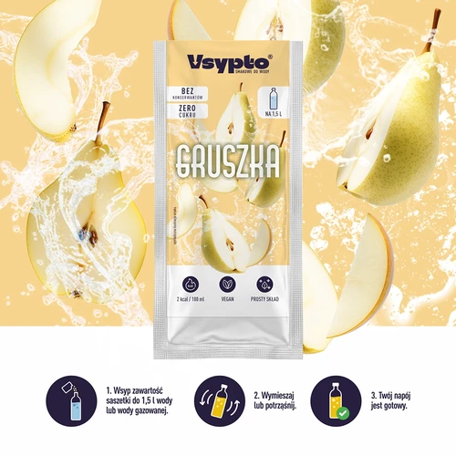Vsypto con sabor a pera, 9 g - 6