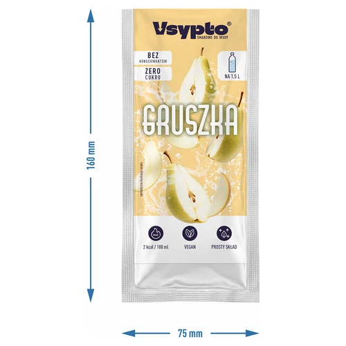 Vsypto con sabor a pera, 9 g - 4