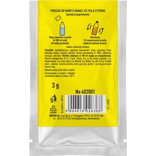 Vsypto Ice Tea Limón - pack 15x3 g - 6
