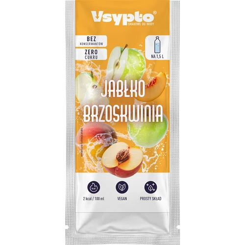 Vsypto Manzana y Melocotón - pack de 15 sobres de 9 g - 5