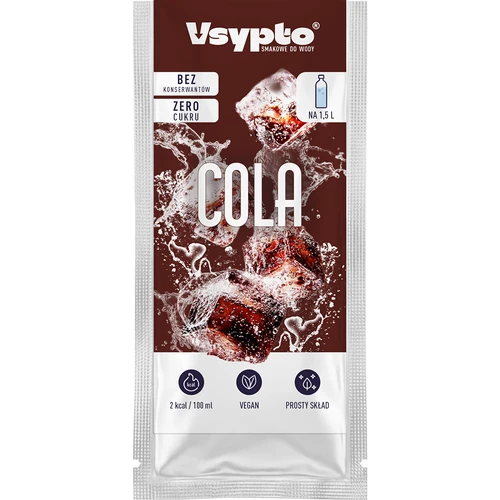 Vsypto sabor cola - polvo saborizante para agua, 9 g - 2