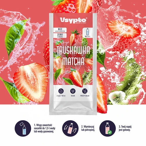 VSYPTO sabor Fresa Matcha, 9 g - 6