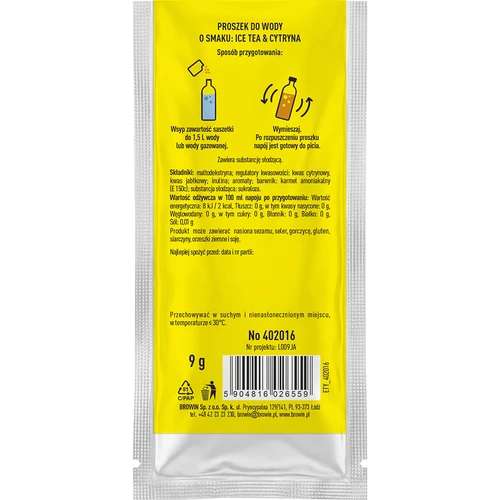 VSYPTO sabor Ice Tea Limón, 9g - 3