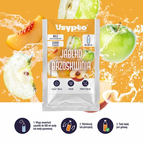 VSYPTO sabor Manzana y Melocotón, 3 g - 6