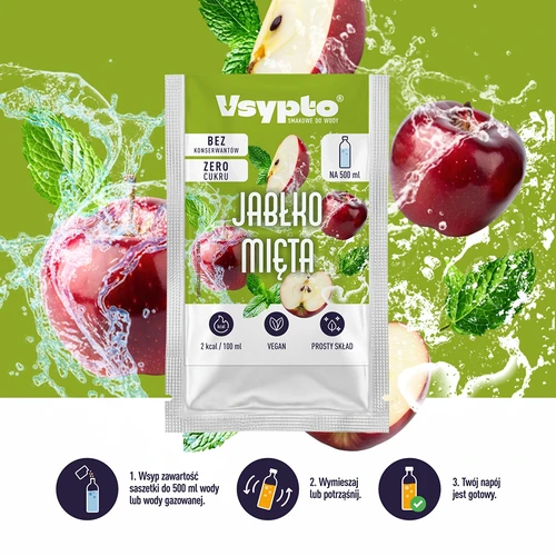 VSYPTO sabor Manzana y Menta, 3 g - 6