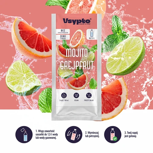 Vsypto sabor Mojito de pomelo, 9 g - 6