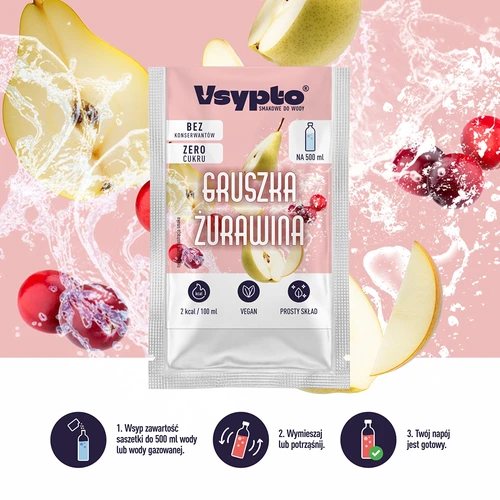 VSYPTO sabor Pera y Arándano rojo, 3 g - 6