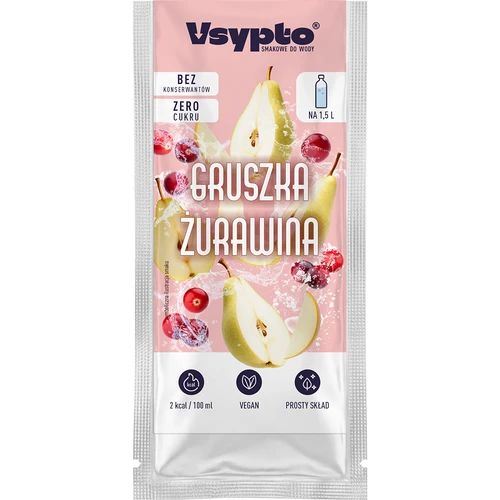 VSYPTO sabor pera y arándano rojo, 9g - 2