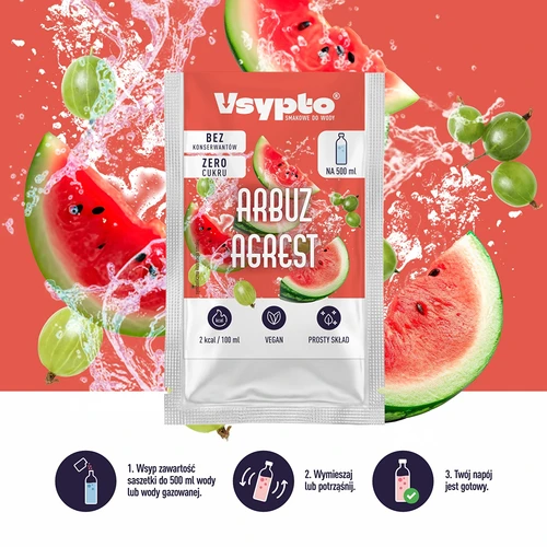 VSYPTO sabor Sandía y Grosella Espinosa, 3 g - 6