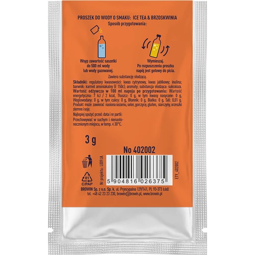 VSYPTO sabor Té Helado Melocotón, 3 g - 3