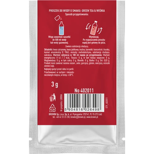 Vsypto sabor Té Verde y Cereza, 3 g - 3