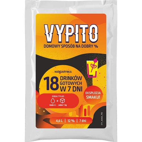 VYPITO 12%, sachet para 18 cócteles - Mandarina, 126 g