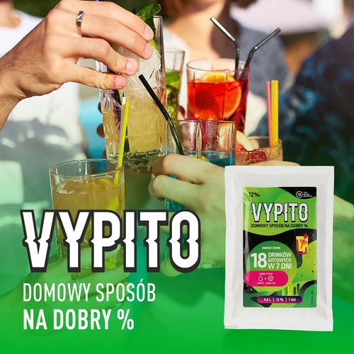 VYPITO 12%, sobre para 18 bebidas - Bebida energética, 126 g - 6