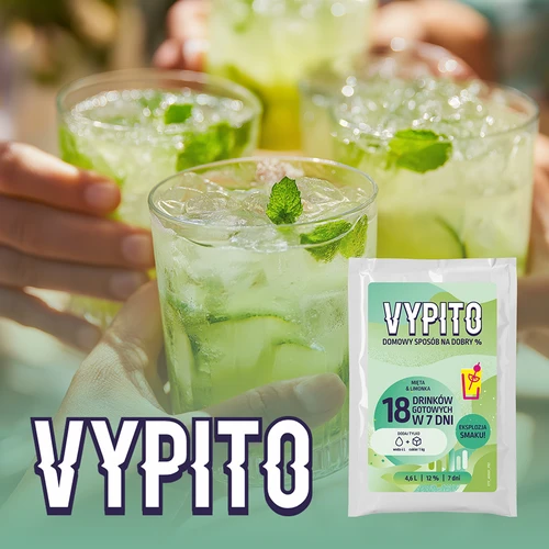 VYPITO 12%, sobre para 18 cócteles – Menta-Lima, 126 g - 6