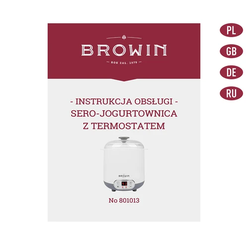 Yogurtera y quesera con termostato 1,5 L - 8