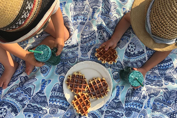 Deliciosos gofres con levadura