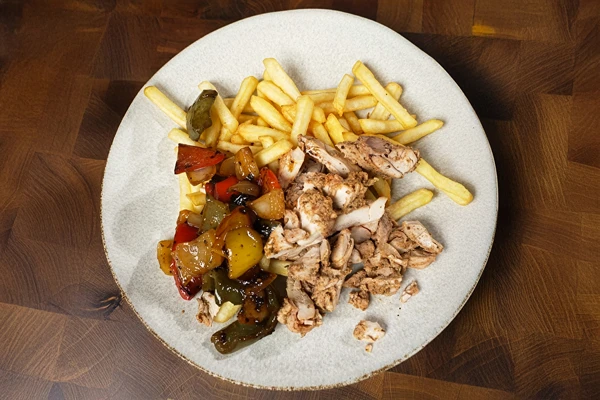 Gyros de muslos de pollo
