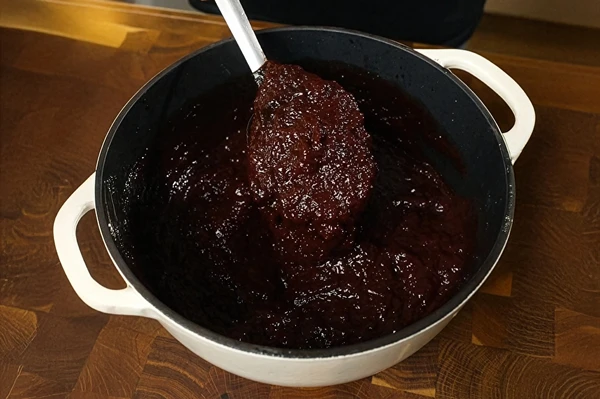Mermelada de ciruela con chocolate