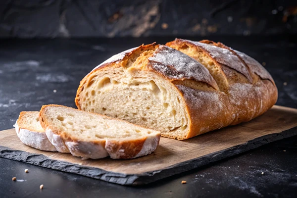 Pan de trigo con masa madre