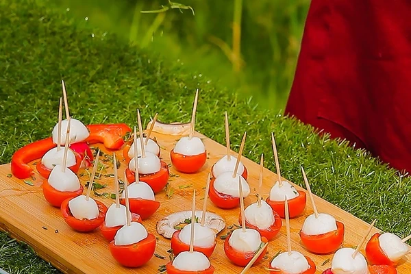Pinchos de queso del hincha