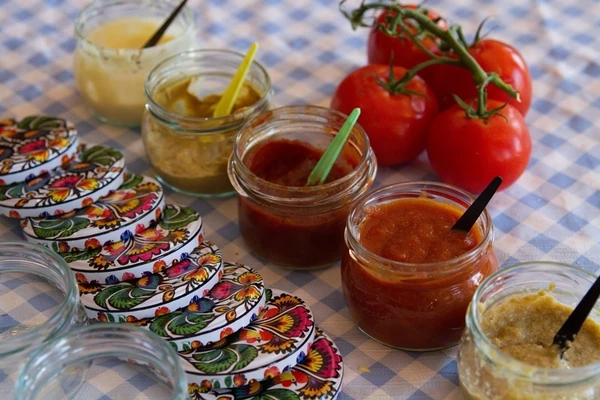 Salsas caseras: ketchup, mayonesa y mostaza
