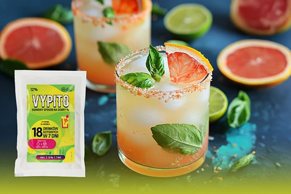 Vypito Limonkowa Bazylia – cóctel refrescante con un toque de albahaca y cítricos