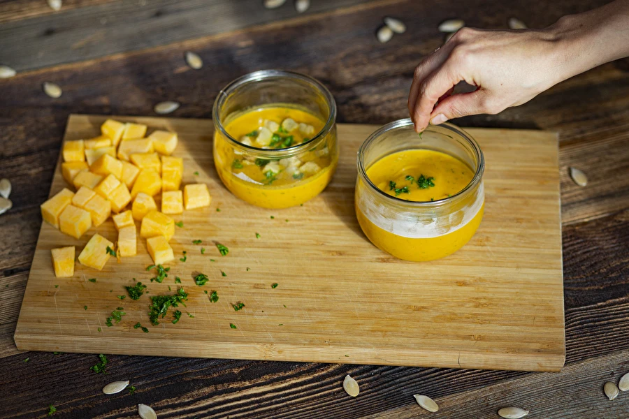 Browin Przepiśnik - Crema de calabaza