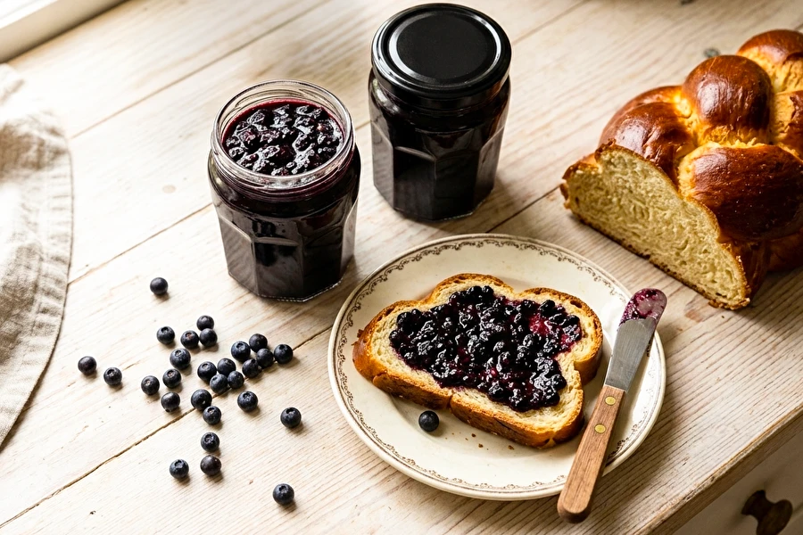 Browin Przepiśnik - Mermelada casera de arándanos con pectina: ¡menos azúcar, más fruta!
