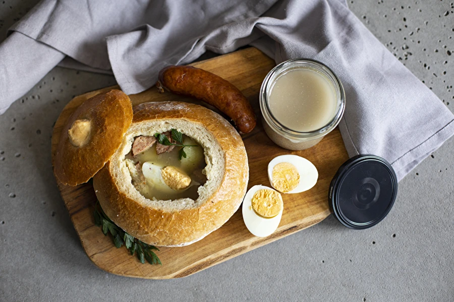 Browin Przepiśnik - Żur casero en pan de masa madre